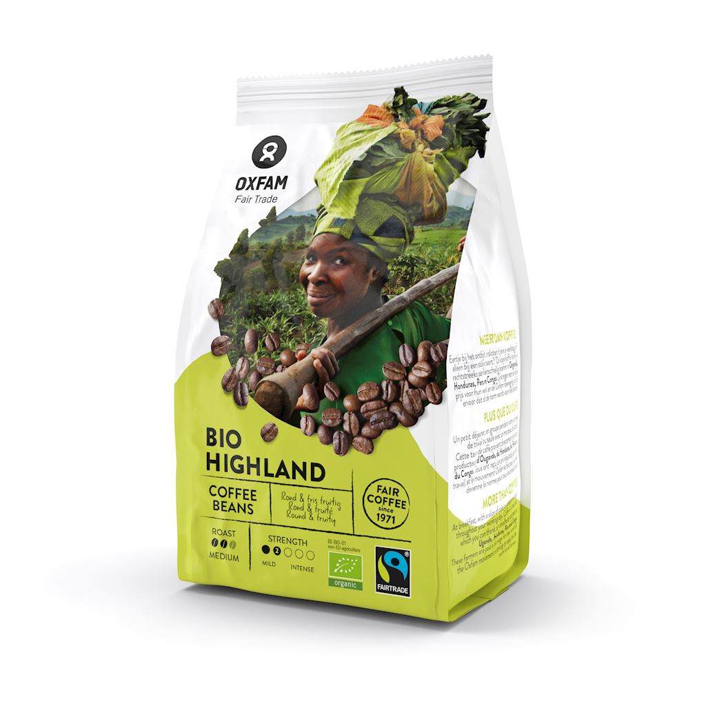 KAWA ZIARNISTA ARABICA/ROBUSTA WYSOKOGÓRSKA FAIR TRADE BIO 250 g – OXFAM