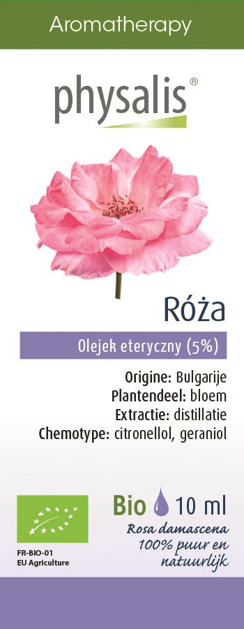 OLEJEK ETERYCZNY RÓŻA BIO 10 ml – PHYSALIS