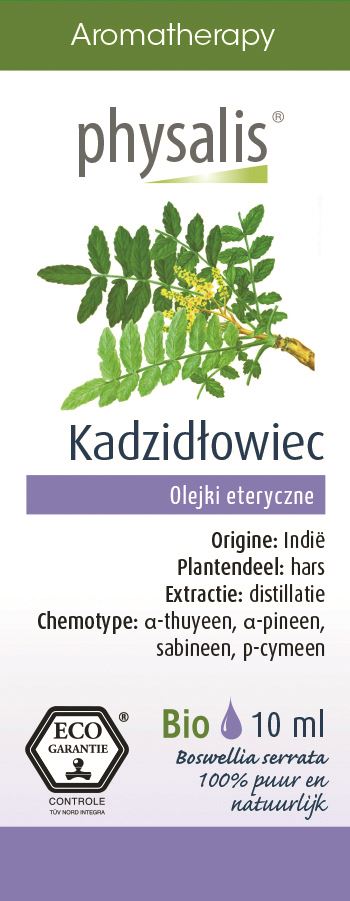 OLEJEK ETERYCZNY KADZIDŁOWIEC ECO 10 ml – PHYSALIS