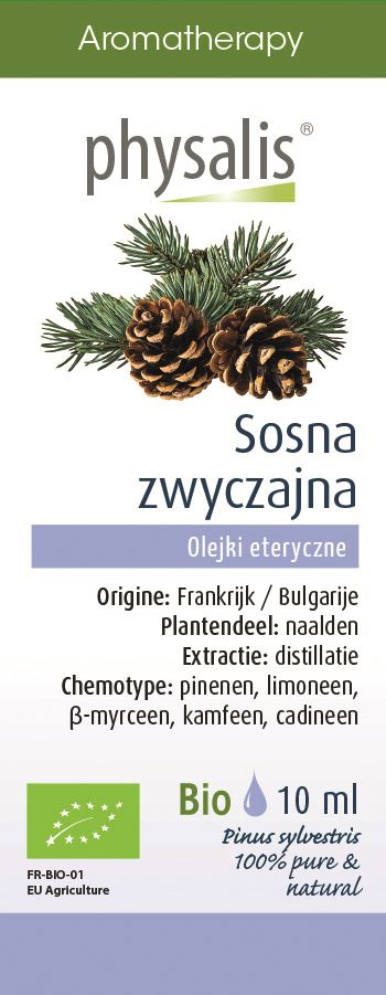 OLEJEK ETERYCZNY SOSNA ZWYCZAJNA BIO 10 ml – PHYSALIS
