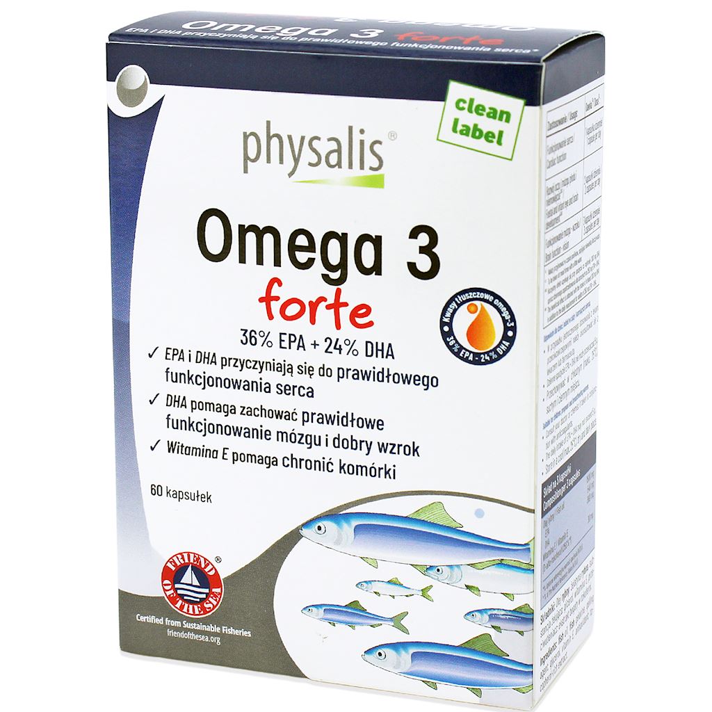 OMEGA-3 FORTE 60 KAPSUŁEK – PHYSALIS