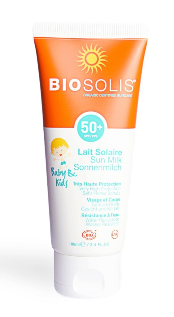 MLECZKO PRZECIWSŁONECZNE DLA DZIECI SPF 50+ ECO 100 ml – BIOSOLIS (PRODUKT SEZONOWY)