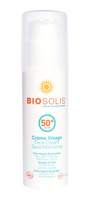 KREM PRZECIWSŁONECZNY DO TWARZY SPF 50+ ECO 50 ml - BIOSOLIS (PRODUKT SEZONOWY)