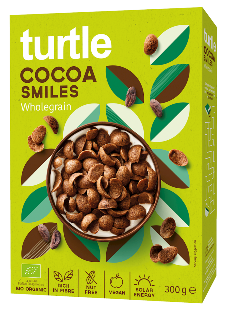 MUSZELKI KAKAOWE BIO 300 g – TURTLE