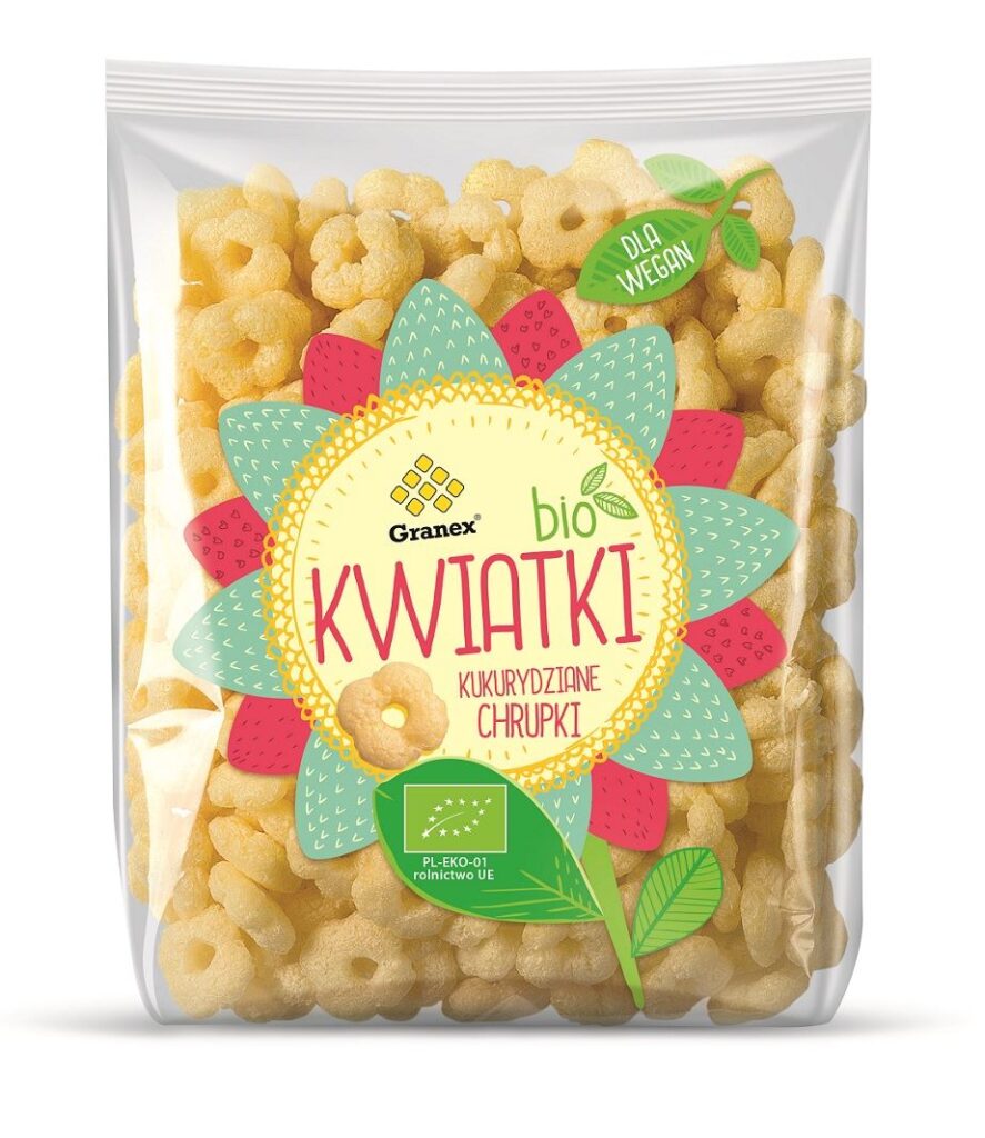 CHRUPKI KUKURYDZIANE KWIATKI BIO 80 g – GRANEX