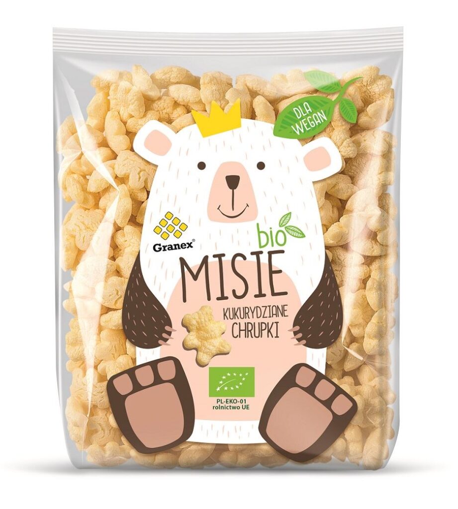 CHRUPKI KUKURYDZIANE MISIE BIO 80 g – GRANEX