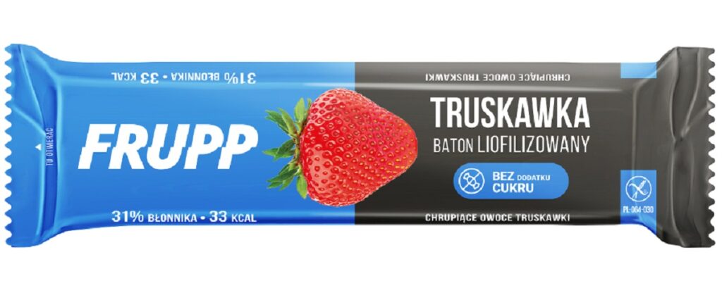 BATON LIOFILIZOWANY TRUSKAWKOWY BEZGLUTENOWY 10 g – CELIKO (FRUPP)