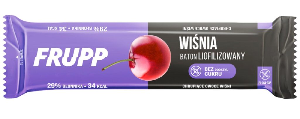BATON LIOFILIZOWANY WIŚNIOWY BEZGLUTENOWY 10 g – CELIKO (FRUPP)