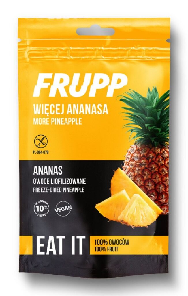 ANANAS LIOFILIZOWANY BEZGLUTENOWY 15 g – CELIKO (FRUPP)