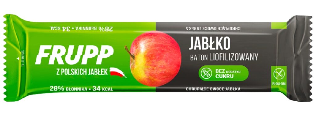 BATON LIOFILIZOWANY JABŁKOWY BEZGLUTENOWY 9 g – CELIKO (FRUPP)