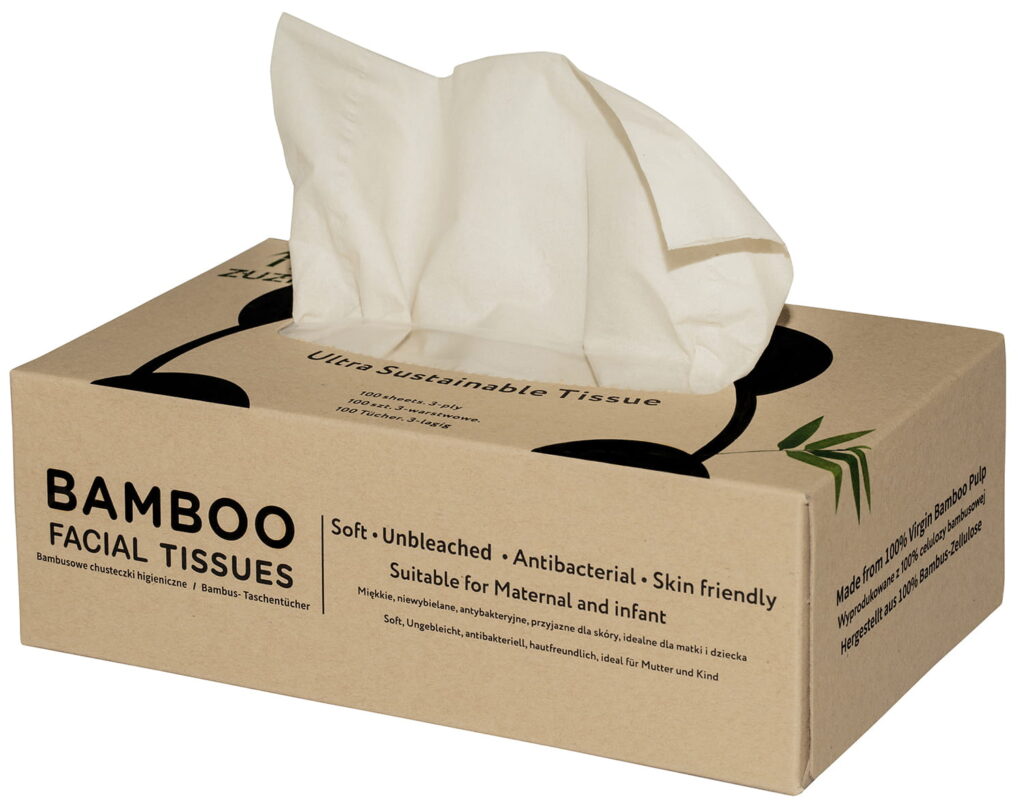 CHUSTECZKI BAMBUSOWE 3 – WARSTWOWE 100 szt. (KARTON) – ZUZII