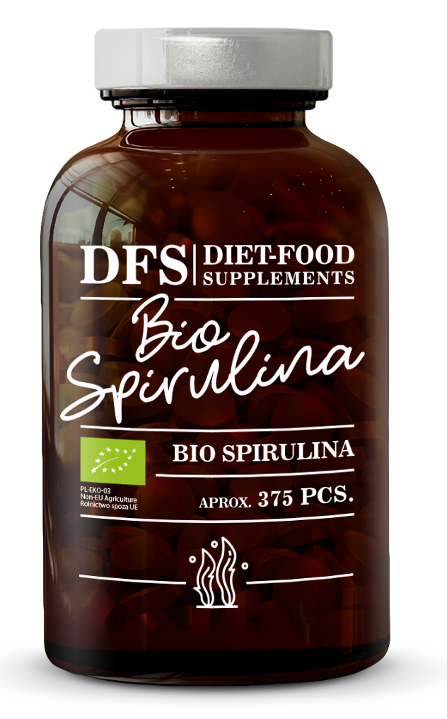 SPIRULINA BIO (400 mg) 375 TABLETEK – DIET-FOOD