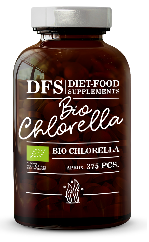 CHLORELLA BIO (400 mg) 375 TABLETEK – DIET-FOOD