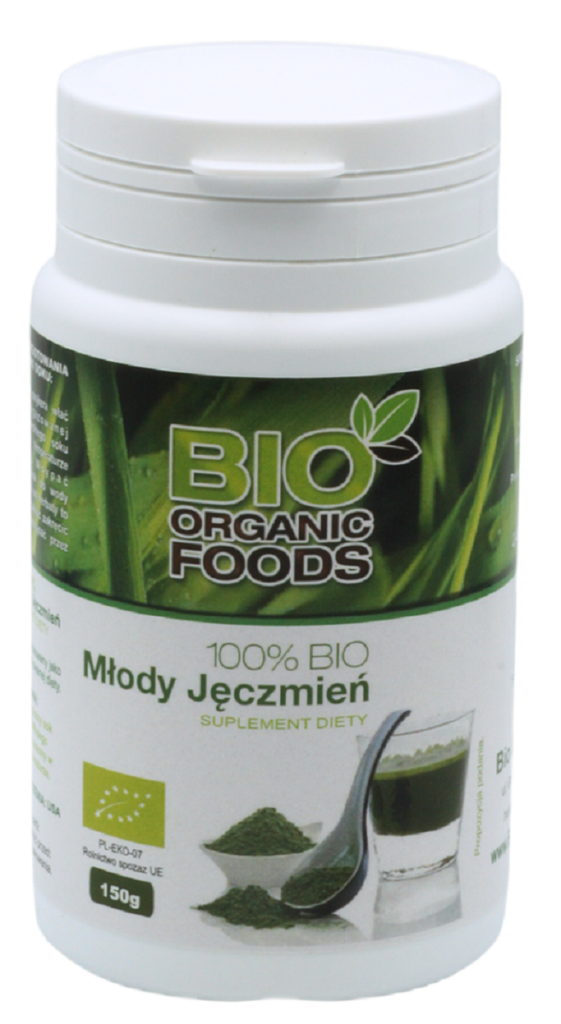 SOK Z MŁODEGO JĘCZMIENIA SPROSZKOWANY BIO 150 g – BIO ORGANIC FOODS