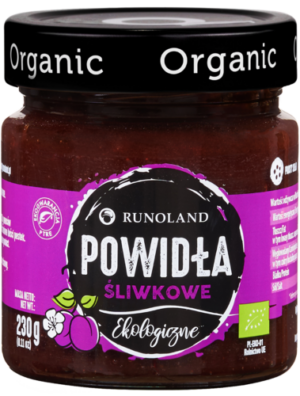 POWIDŁA ŚLIWKOWE BIO 230 g - RUNOLAND