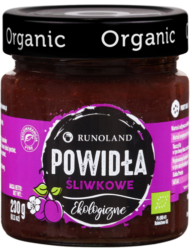 POWIDŁA ŚLIWKOWE BIO 230 g – RUNOLAND