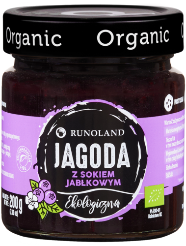 SŁODKA PRZEKĄSKA JAGODA BIO 200 g – RUNOLAND