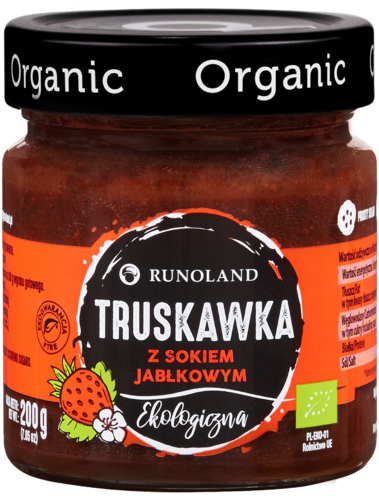 SŁODKA PRZEKĄSKA TRUSKAWKA  BIO 200 g – RUNOLAND