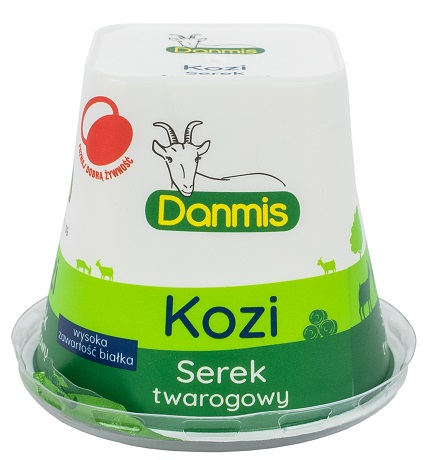 KOZI SER TWAROGOWY PIRAMIDKA 125 g – DANMIS