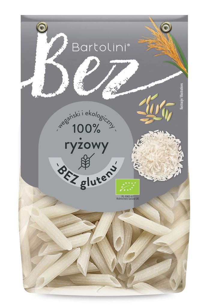 MAKARON (RYŻOWY) PENNE BEZGLUTENOWY BIO 250 g – BARTOLINI
