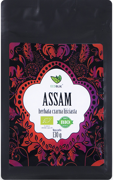 HERBATA CZARNA LIŚCIASTA ASSAM BIO 130 g – ECOBLIK