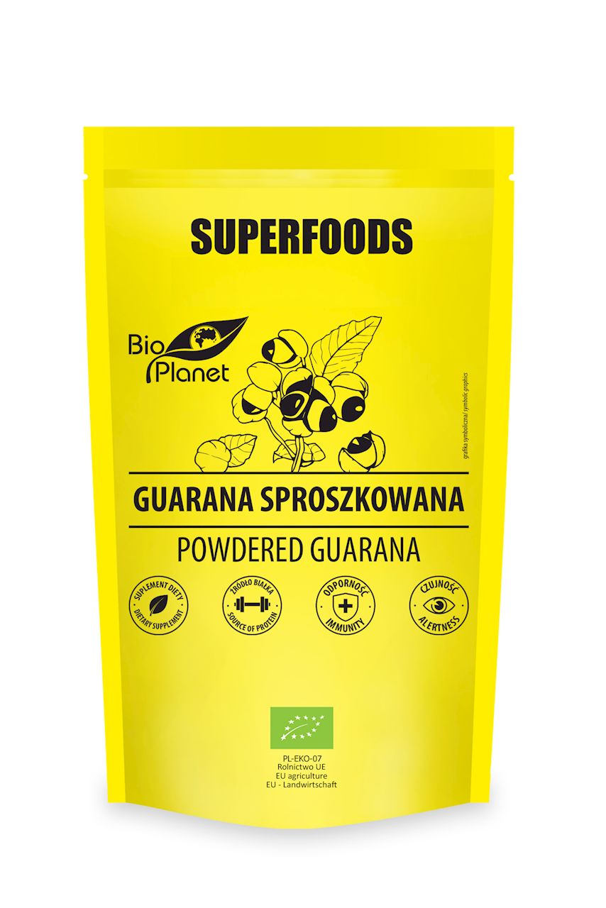 GUARANA SPROSZKOWANA BIO 150 g - BIO PLANET