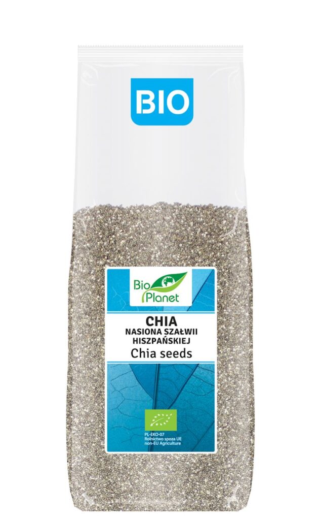 CHIA – NASIONA SZAŁWII HISZPAŃSKIEJ BIO 1 kg – BIO PLANET