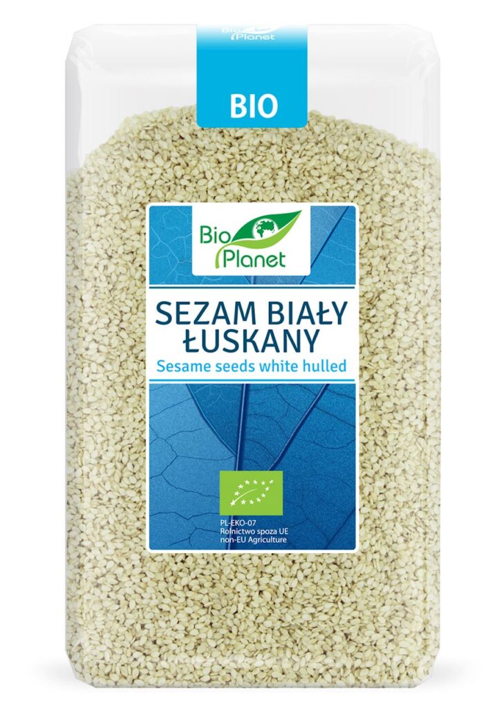 SEZAM BIAŁY ŁUSKANY BIO 1 kg – BIO PLANET