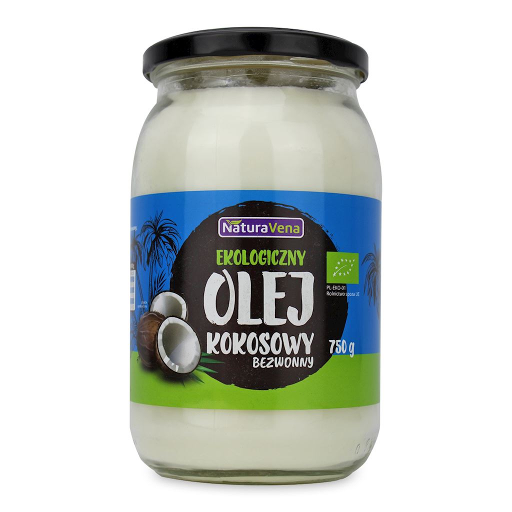 OLEJ KOKOSOWY BEZWONNY BIO 830 ml – NATURAVENA