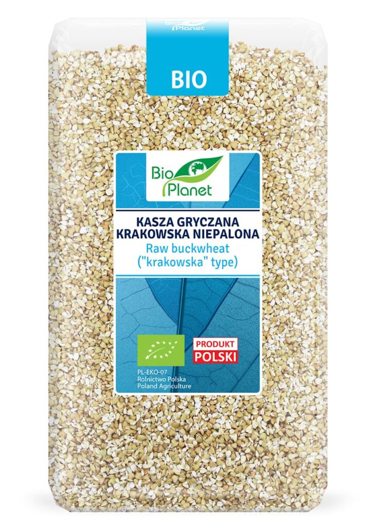 KASZA GRYCZANA KRAKOWSKA NIEPALONA BIO 1 kg – BIO PLANET
