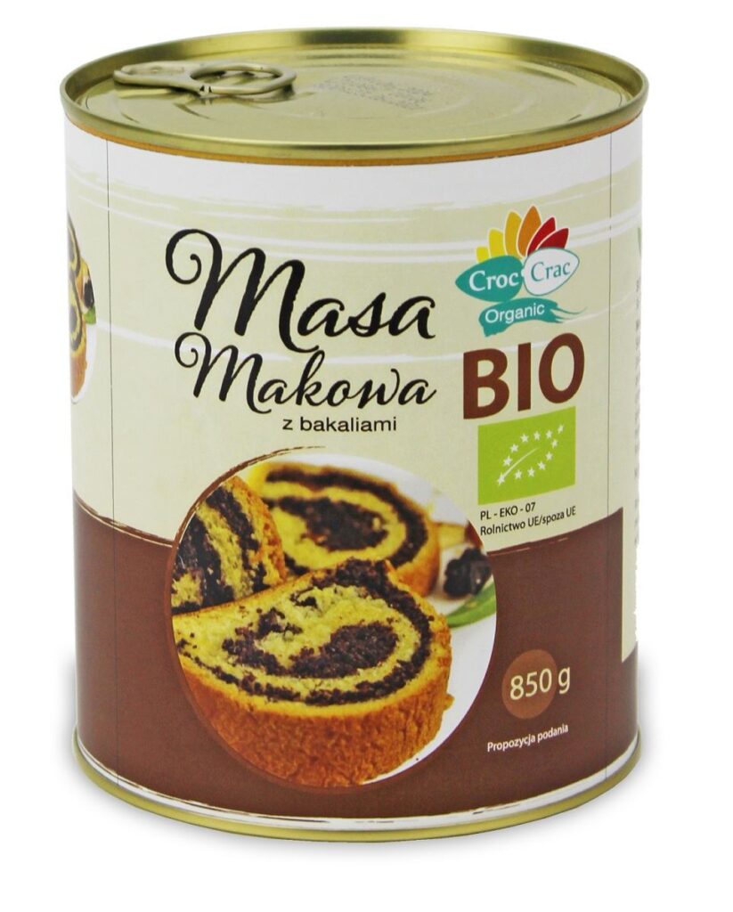 MASA MAKOWA Z BAKALIAMI BIO 850 g  – CROC-CRAC (BIOVERI)