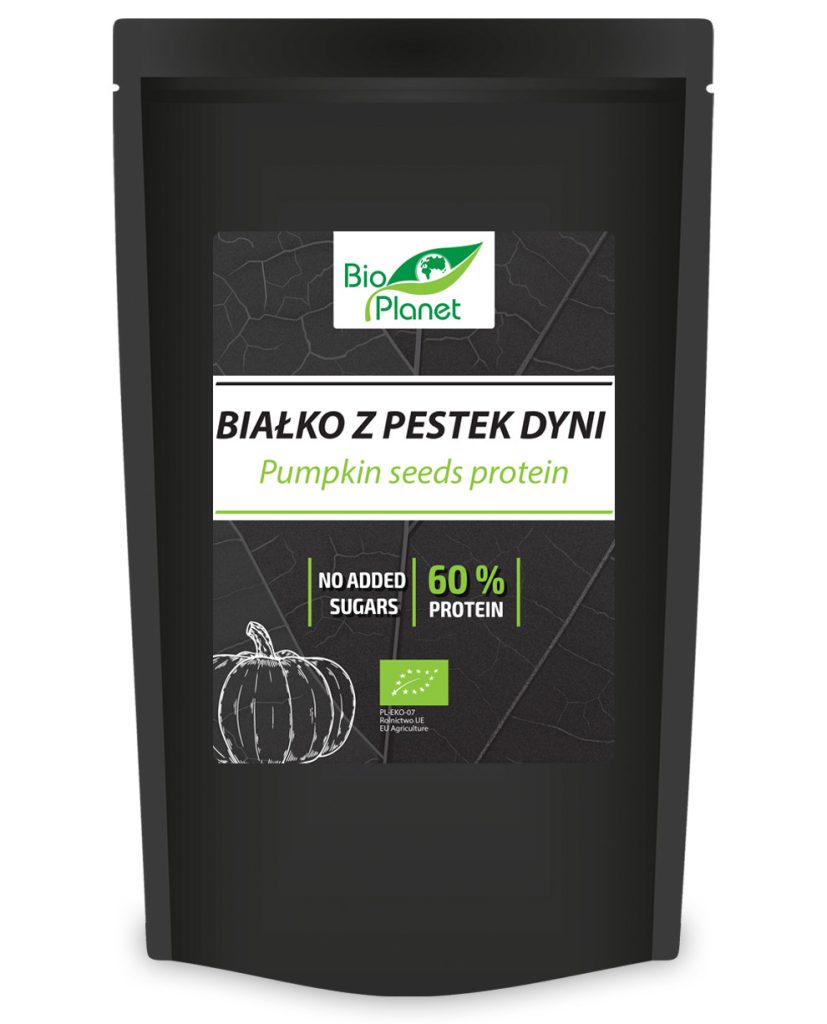 BIAŁKO Z PESTEK DYNI BIO 500 g – BIO PLANET