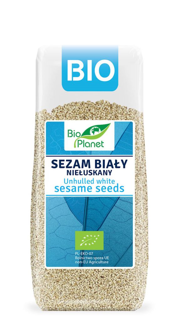 SEZAM BIAŁY NIEŁUSKANY BIO 200 g – BIO PLANET