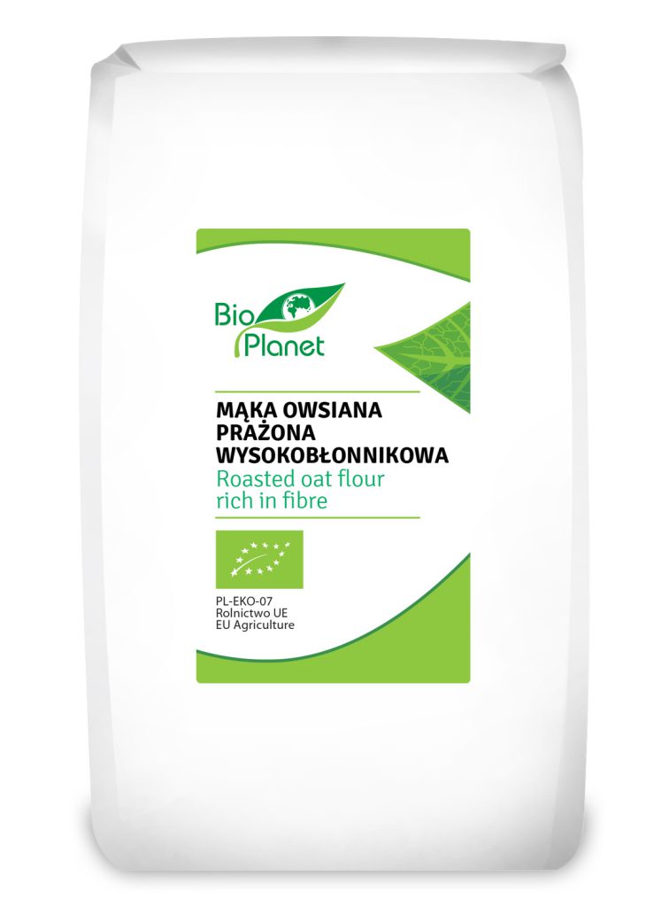 MĄKA OWSIANA PRAŻONA WYSOKOBŁONNIKOWA BIO 700 g – BIO PLANET