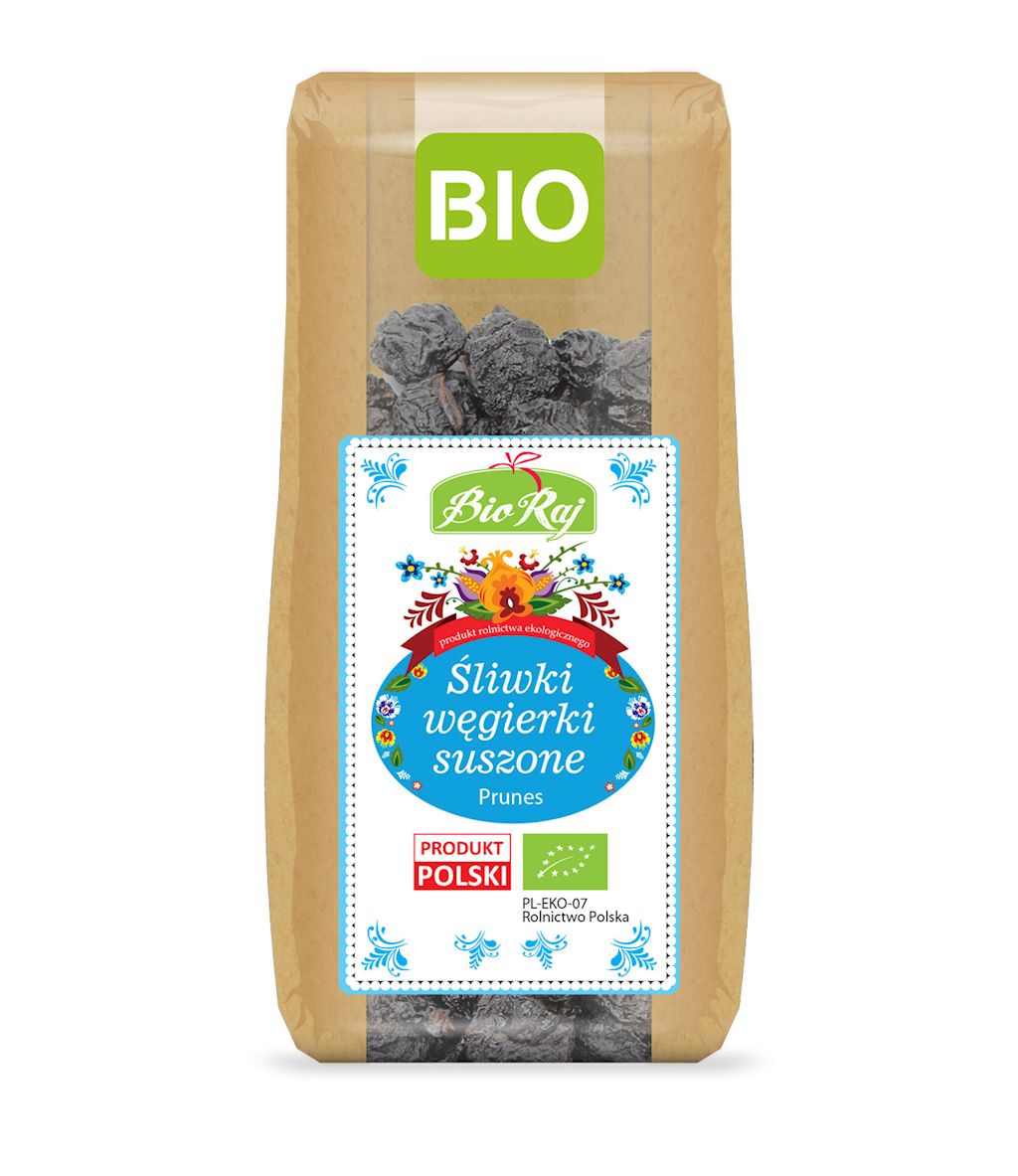 ŚLIWKI WĘGIERKI SUSZONE BIO (POLSKA) 200 g - BIO RAJ