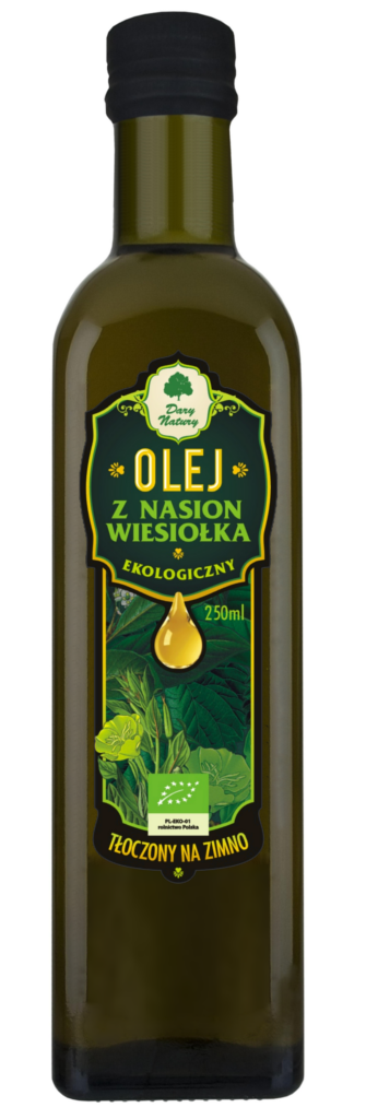 OLEJ Z WIESIOŁKA TŁOCZONY NA ZIMNO BIO 250 ml – DARY NATURY