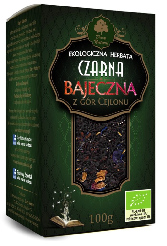 HERBATA CZARNA BAJECZNA BIO 100 g – DARY NATURY