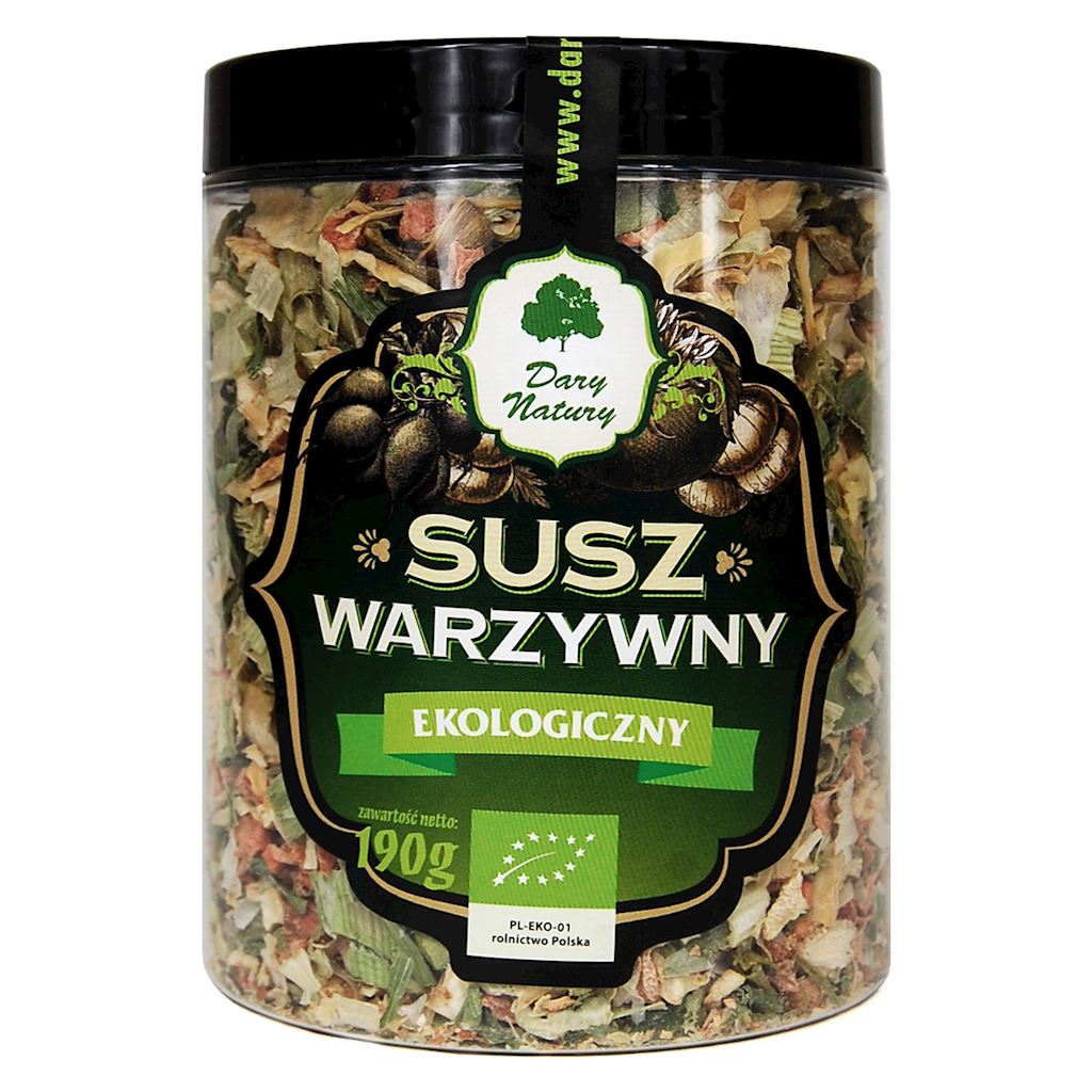 WŁOSZCZYZNA (SUSZ WARZYWNY) BIO 190 g – DARY NATURY