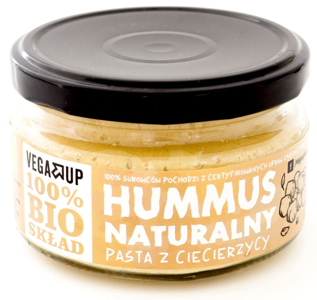 HUMMUS NATURALNY BIO 190 g – VEGA UP