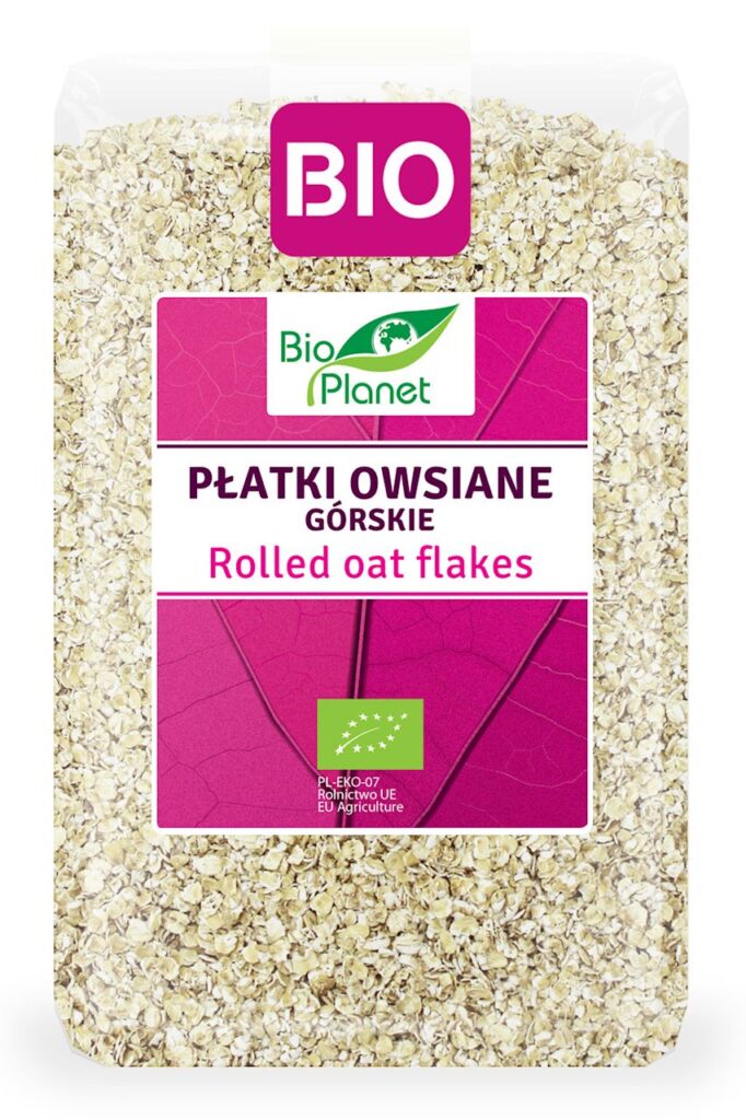 PŁATKI OWSIANE GÓRSKIE BIO 1 kg – BIO PLANET