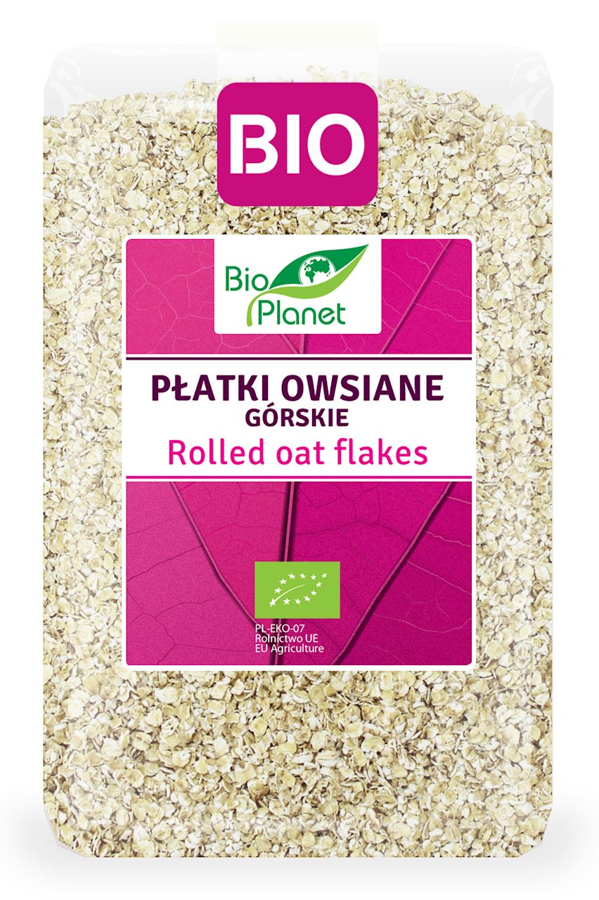 PŁATKI OWSIANE GÓRSKIE BIO 1 kg - BIO PLANET