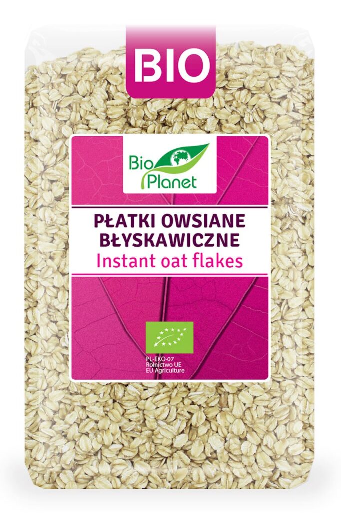 PŁATKI OWSIANE BŁYSKAWICZNE BIO 1 kg – BIO PLANET