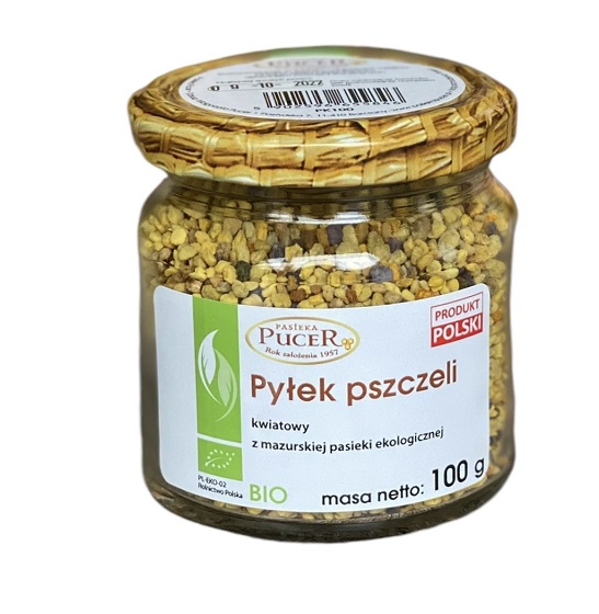 PYŁEK KWIATOWY (PSZCZELI) BIO 100 g – PASIEKA PUCER