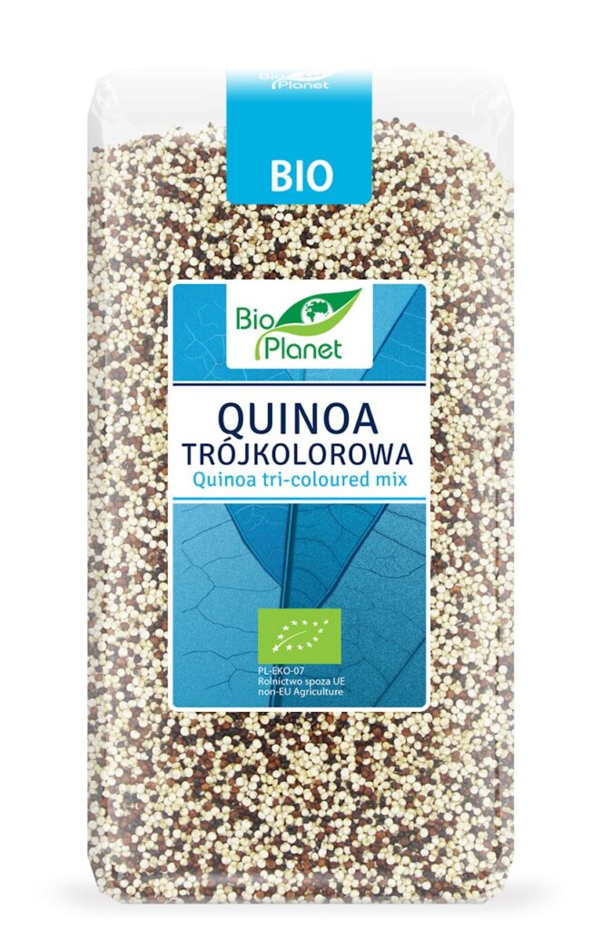 QUINOA TRÓJKOLOROWA BIO 500 g – BIO PLANET