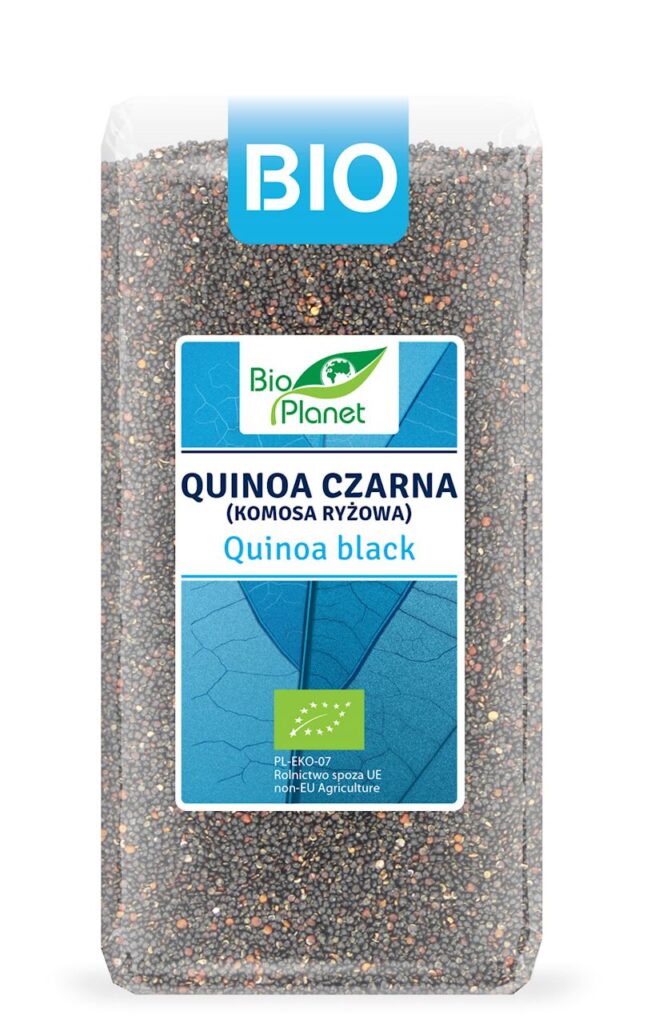 QUINOA CZARNA (KOMOSA RYŻOWA) BIO 500 g – BIO PLANET