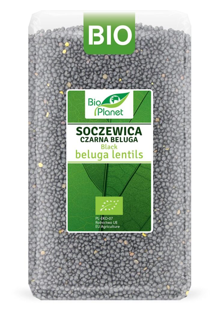 SOCZEWICA CZARNA BELUGA BIO 1 kg – BIO PLANET