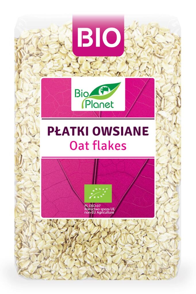 PŁATKI OWSIANE BIO 1 kg – BIO PLANET