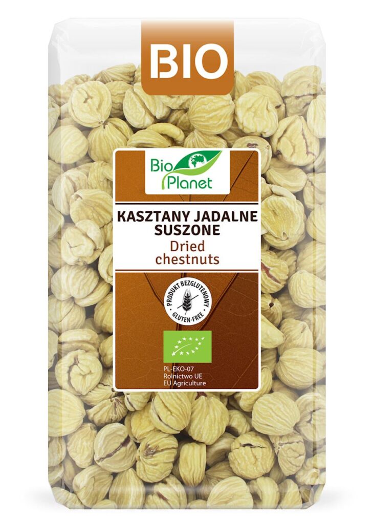 KASZTANY JADALNE SUSZONE BEZGLUTENOWE BIO 1 kg – BIO PLANET