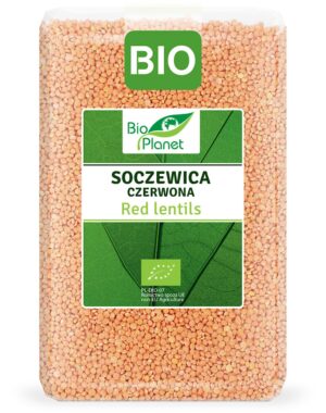 SOCZEWICA CZERWONA BIO 2 kg - BIO PLANET