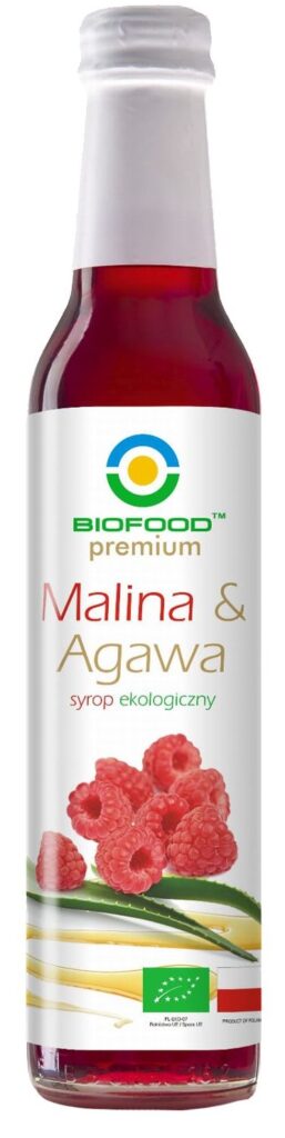 SYROP MALINA Z AGAWĄ BIO 250 ml – BIO FOOD